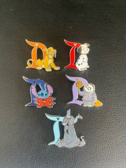 Disney D pins