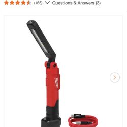 Milwaukee 550 Lumens LED REDLITHIUM USB Stick Light with Magnet 