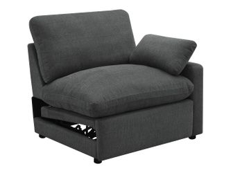 Collins Dark Grey Modular RAF Power Recliner