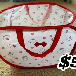 Hello Kitty Foldable Storage Basket