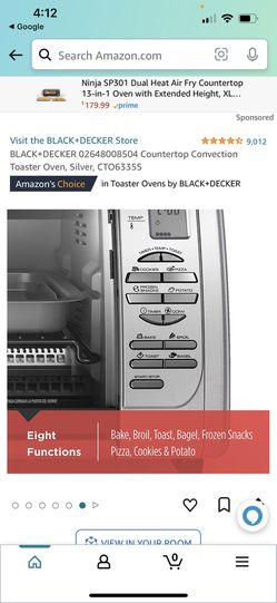 Black+Decker 02648008504 Countertop Convection Toaster Oven, Silver, C –  STL PRO, Inc.