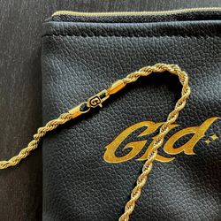 GLD Gold Rope Chain Bracelet 