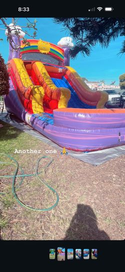 Rainbow Sun Water Slide 