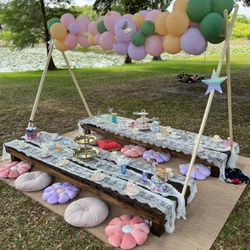 Two 8ft Tea Party Tables