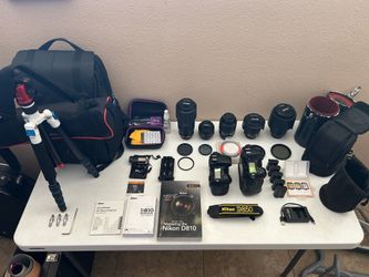 Complete Nikon DSLR Photography Kit - 2 Bodies, 5 Lenses + Full Accessory Set