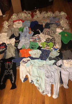 6MO OLD INFANT BOYS LOT OF FIFTY (50 pieces)