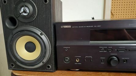 Yamaha Natural Sound RX-v657 Receiver and Sony Speakers