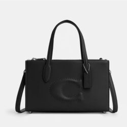 Coach Black Mini Nina Tote Bag