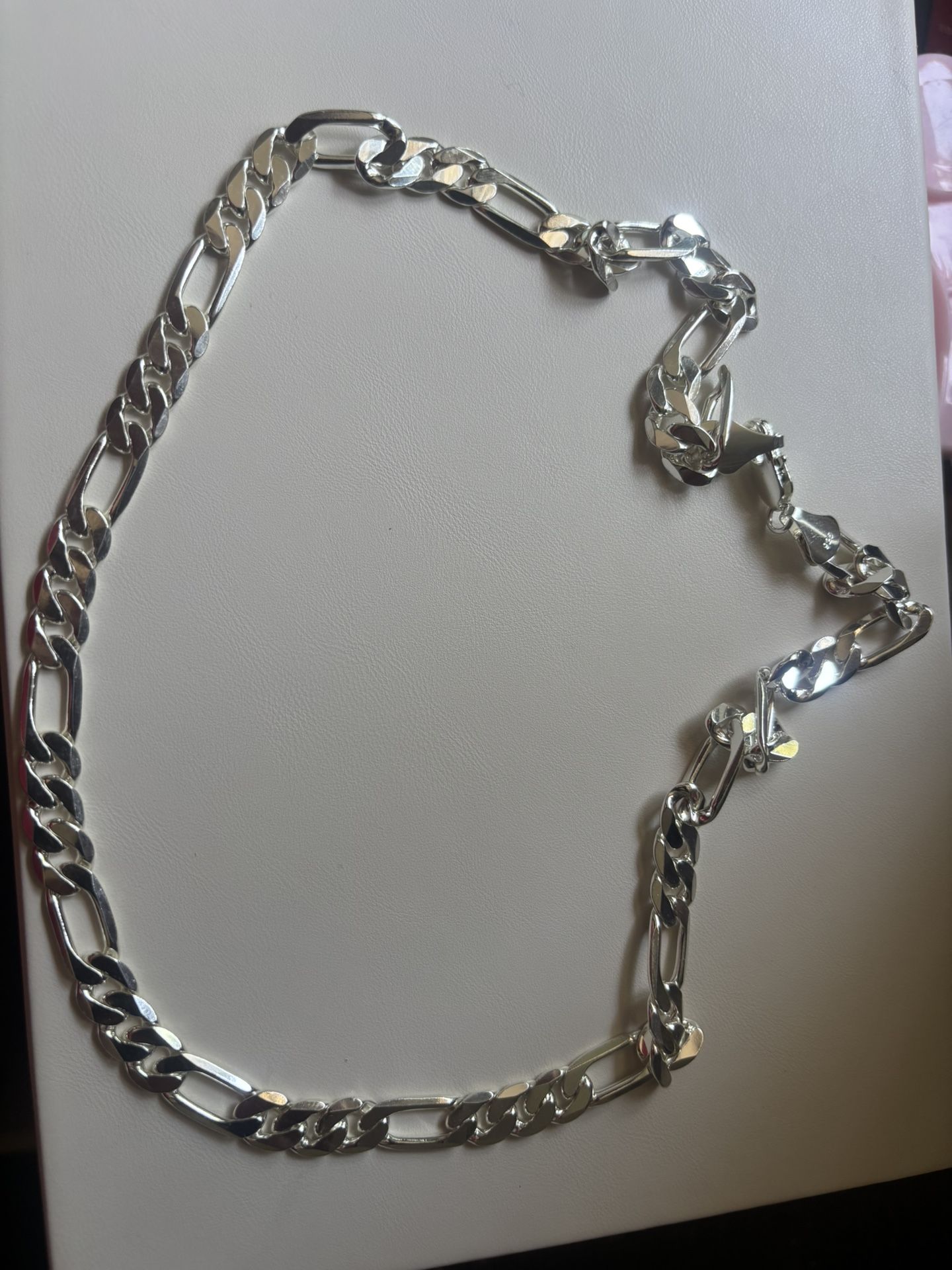925 Silver 24" 8.5mm Figaro