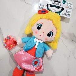 Lamaze My Friend Olivia Car Seat and Stroller Toy - Soft Baby Hanging Toys - Baby Crinkle Toys with High Contrast Colors - Baby Travel Toys Ages 0 Mon