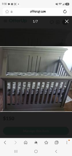Baby Crib-Baby Cache-Charcoal Gray- Babies R Us