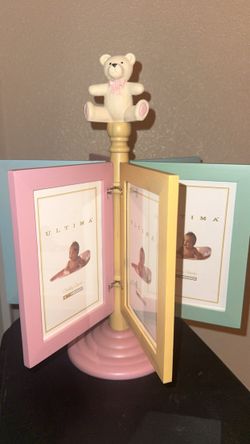 Vintage baby pictures frame