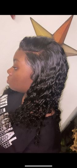 Lace wig install $35