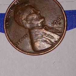 1947 Wheat Penny.