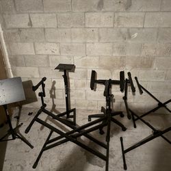 Professional Music Keyboard Stands Sheet Music Speaker Piano Mixer Stands 