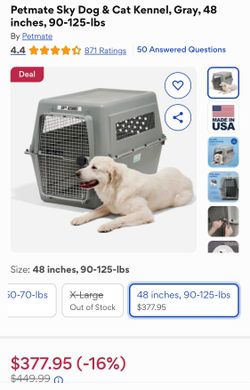 PetMate Dog travel crate or Home Extra Large
