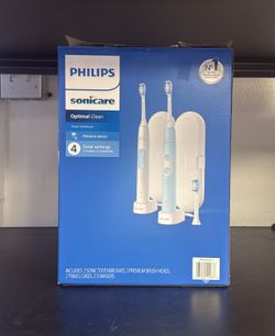 Philips sonicare optimal clean pair of toothbrush’s