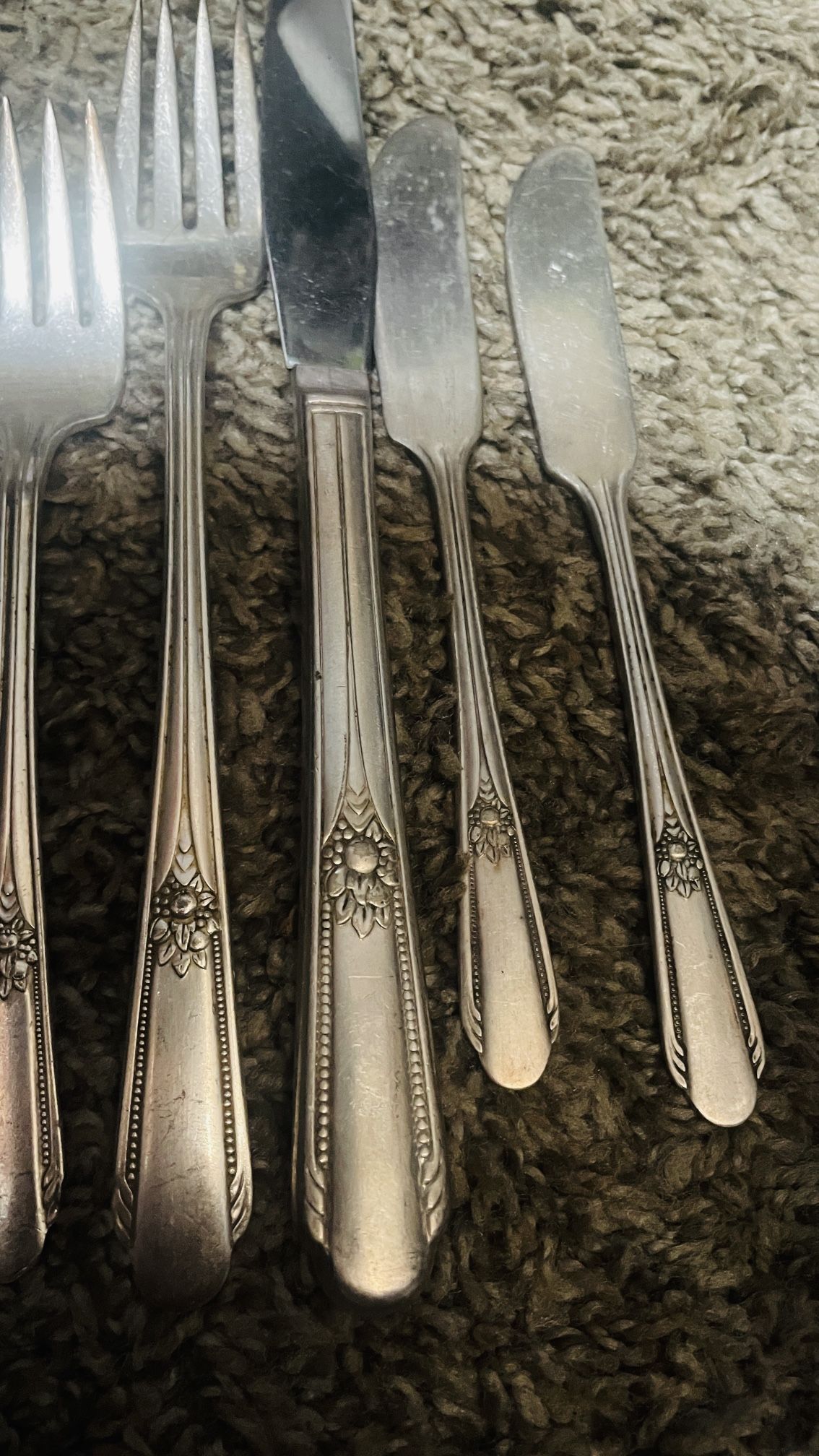 1938 Rodgers Silver Plated Mem Of Hiswatha