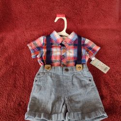 Baby cat & Jack Baby boy outfit 3/6M
