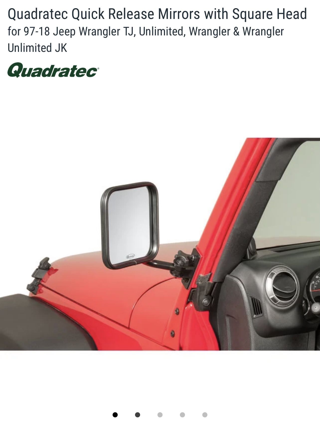  Quadratec Jeep Mirrors