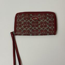 COACH Boxed East West Universal Case Signature Coated Canvas