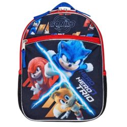 NWT Boys' Sonic the Hedgehog 11" Backpack - Black