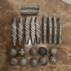 Edgar Berebi Cabinet Pulls- Assorted Sizes-21 Total