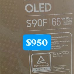Samsung - 65" Class S90F Series OLED 4K UHD Smart Tizen TV
