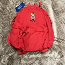 Polo Ralph Lauren Park Avenue Bear Red FA24 Backpack
