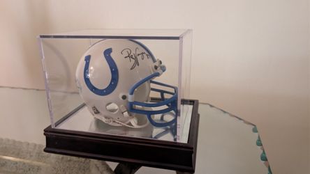 Colts NFL Signed Mini Helmet
