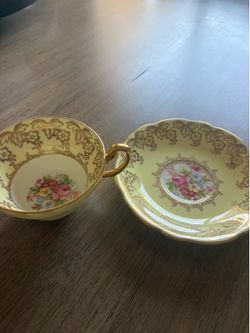 Antique tea cup set from England