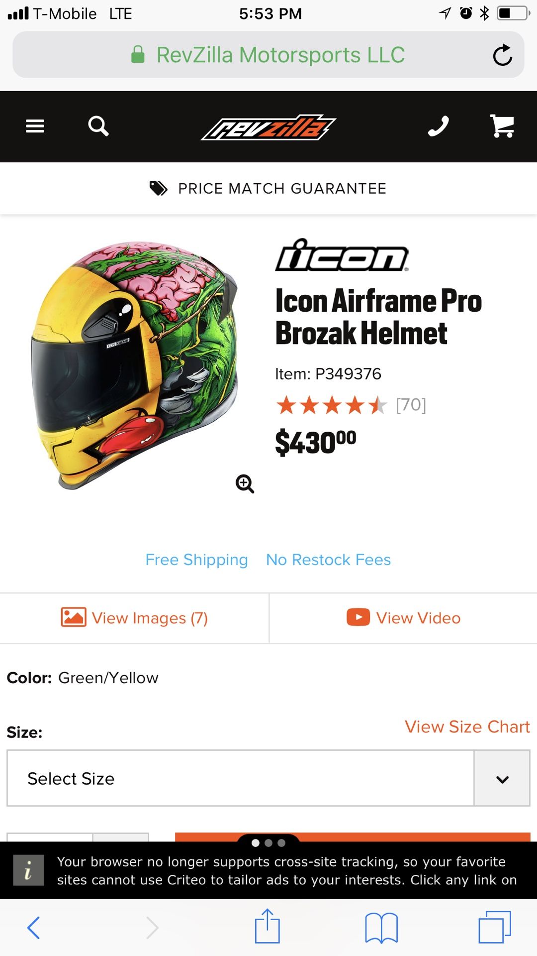 Icon airframe pro brozak 2025
