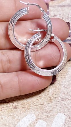 925 Silver Hoops 
