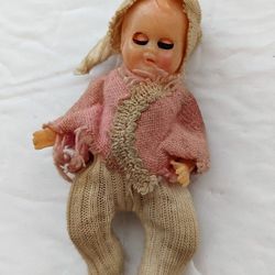 Vintage Miniature Doll