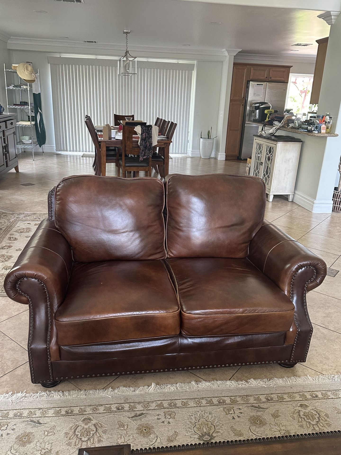 Leather Sofa Set