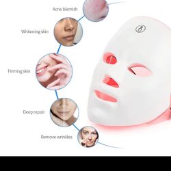  Photon Face Mask PDT LED Light Therapy Facial Skin Care Rejuvenation