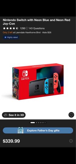 Nintendo switch and games