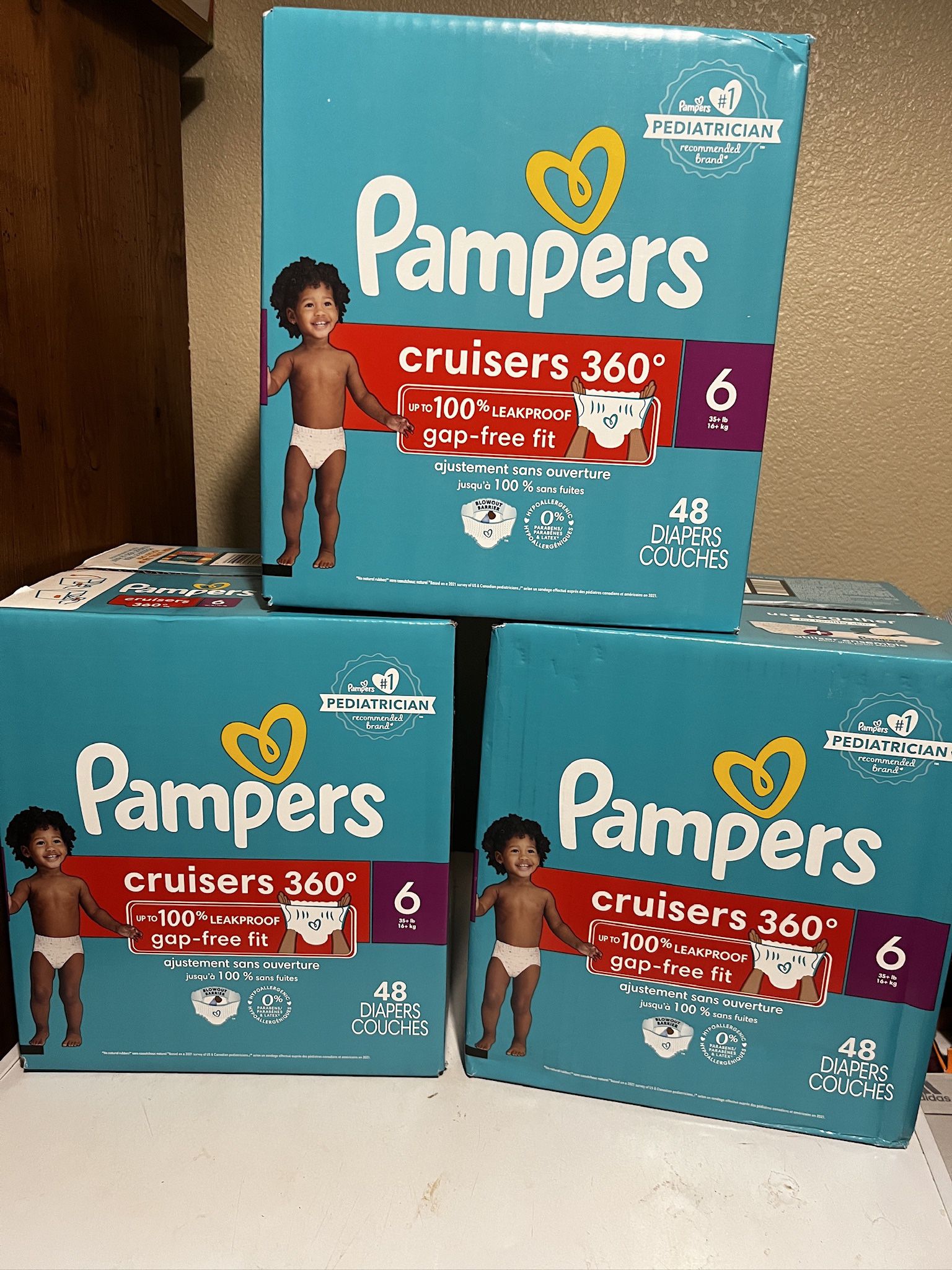 PAMPERS CRUISERS SIZE6 Diapers