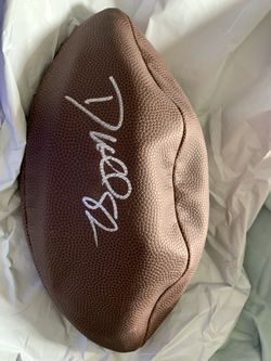 Signed Dante Hall  Kansas City Chiefs Football Beckett certified