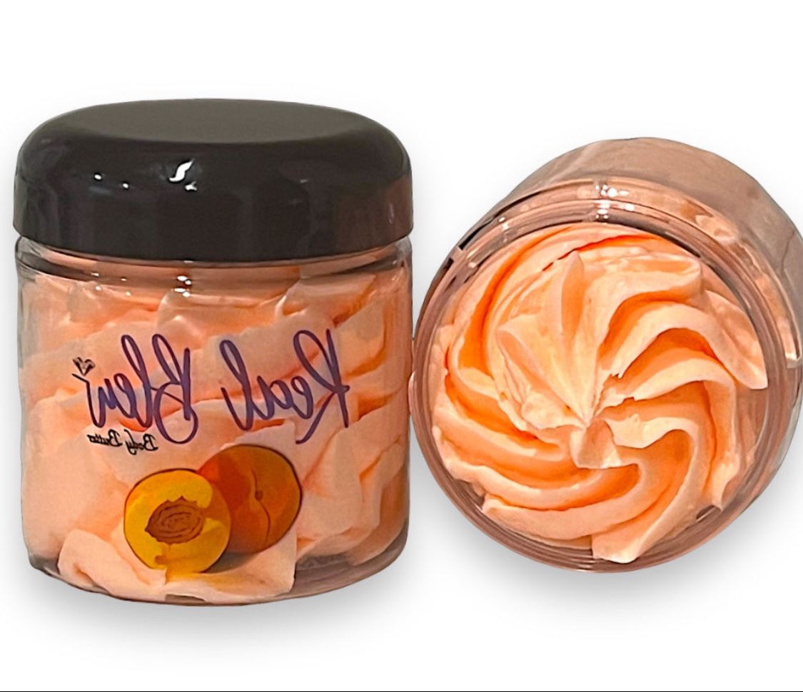 4oz Peach Whipped Body Butter