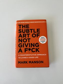 “The Subtle Art of Not Giving a F*ck” book