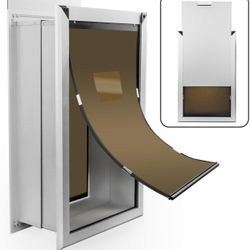 Large double insulated dog door