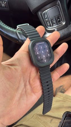 Apple Watch Ultra 2 black titanium-perfect condition not a single flaw- and 99 percent battery health (carrier unlocked and no Apple iCloud signed in.