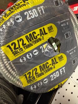 New MC metal clad cable 12/2