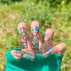 Custom Acrylic Press On Nails 