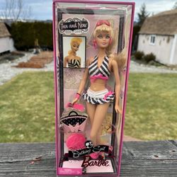 2008 BATHING SUIT Barbie Then & Now 1(contact info removed)  Oiriginal Package