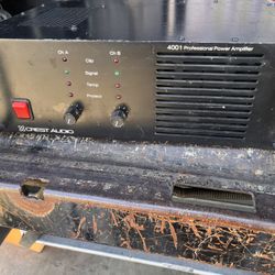 Crest Audio Amplifier 
