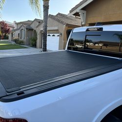 Solid Rollable Tonneau Truck Bed Cover, Weather Resistant!