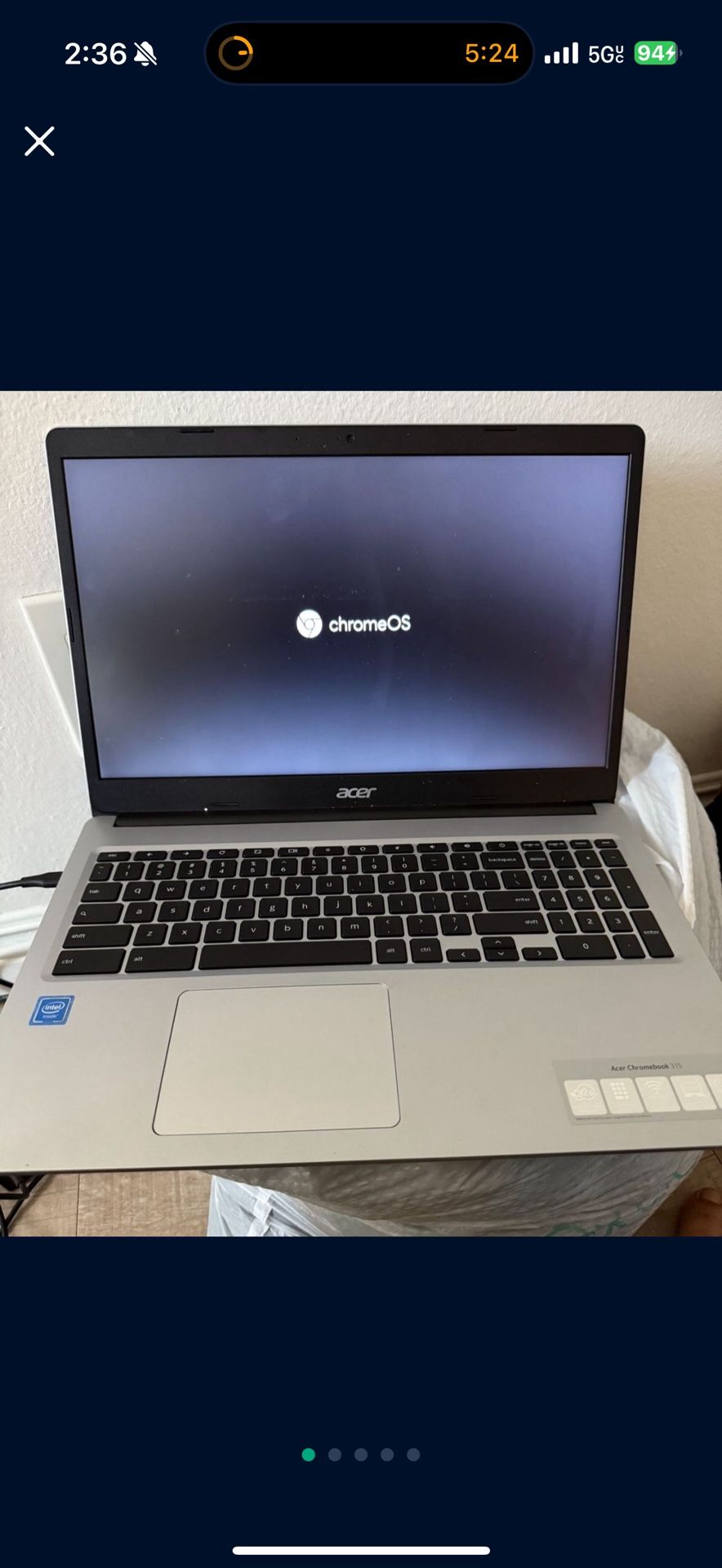 ACER CHROMEBOOK AND SD CARD