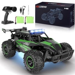 O144-Remote Control Car 50+Min RC Cars Toys 1:12 Scale Monster Trucks 20KM/H Remote Control Monster Truck with LED Headlight and Rechargeable Battery 